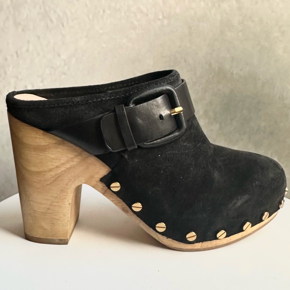 🌸VERÓNICA BEARD🌸 Womens Dacey Suede Slip On Clogs Size: 5M - Picture 7 of 15